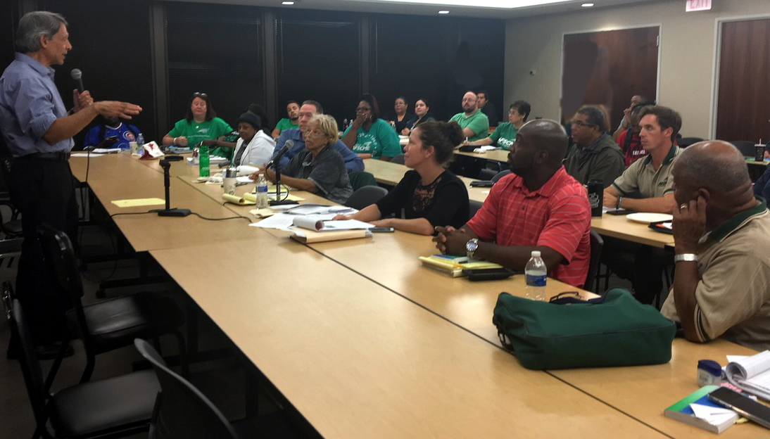 The AFSCME bargaining committee