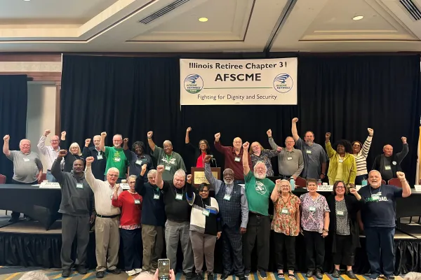 AFSCME Chapter 31 retirees at their convention.