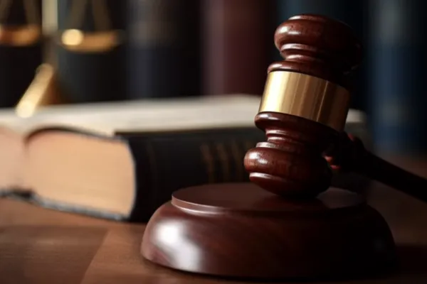 Photo of interior of court room