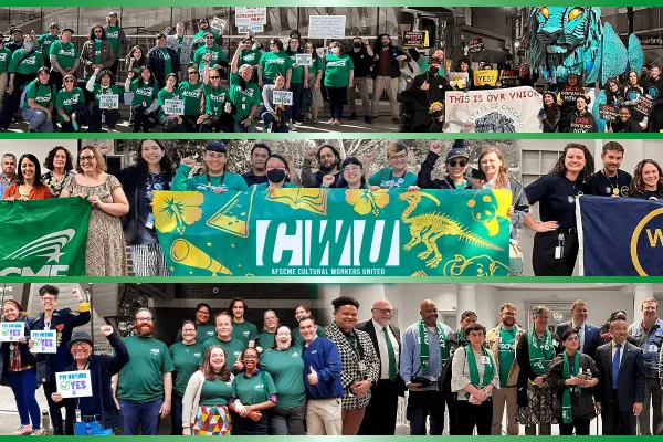 Collage of AFSCME Cultural Workers