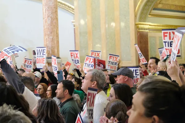 Tier 2 rally at the capitol