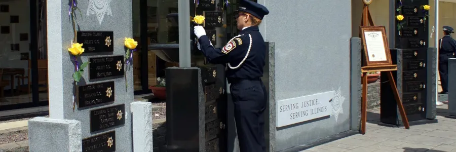 IDOC memorial wall